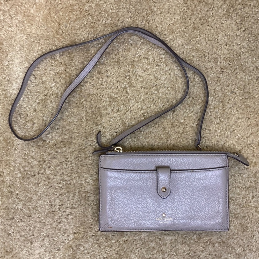 Kate Spade Jackson Small Tab Leather Crossbody Bag